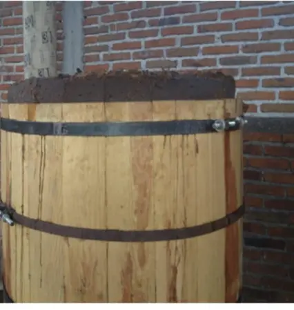 Fermentación en tinas de madera