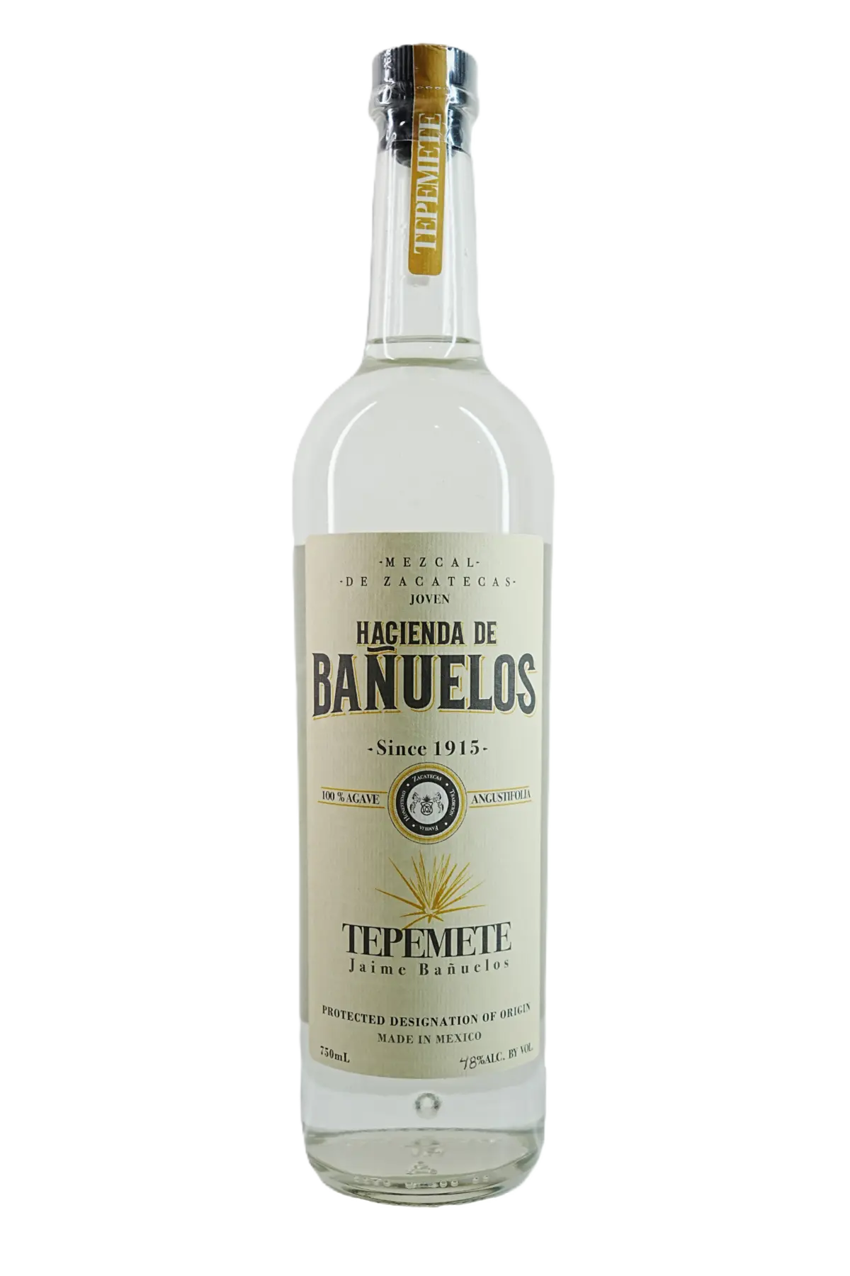 Botella de Hacienda de Bañuelos Tepemete